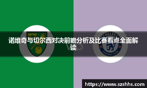 诺维奇与切尔西对决前瞻分析及比赛看点全面解读